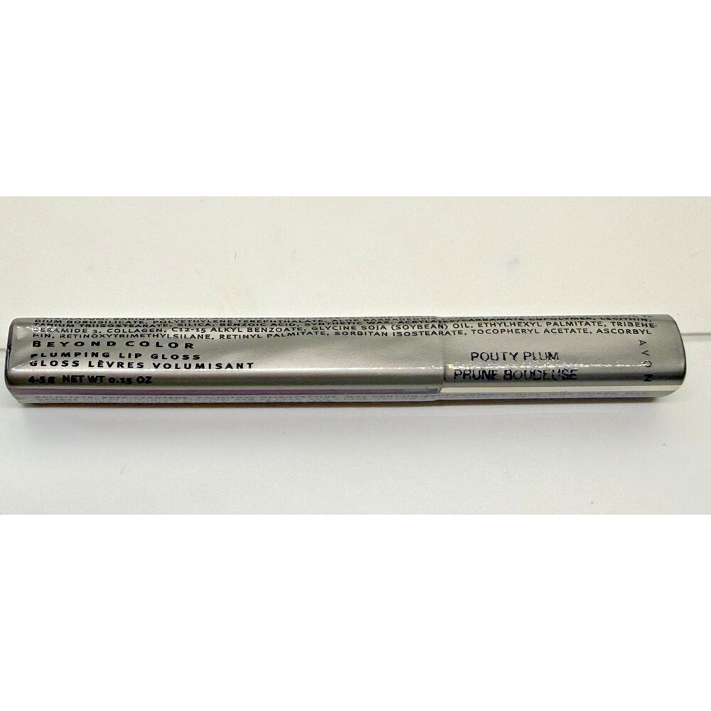 Avon Beyond Color Plumping Lip Gloss‎ Pouty Plum C Prune New Sealed Discontinued